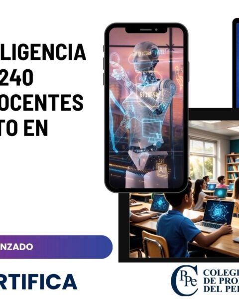 Curso IA PARA DOCENTES DE CERO A EXPERTO 240h