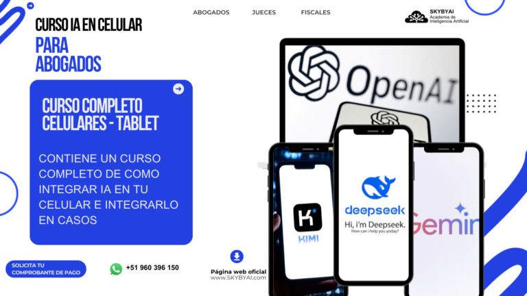 CURSO para ABOGADOS – IA EN CELULAR.