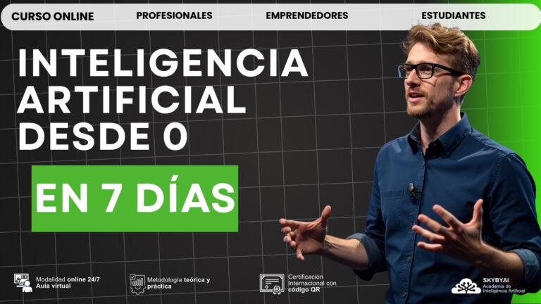 Curso de INTELIGENCIA ARTIFICIAL en 7 días | Desde 0